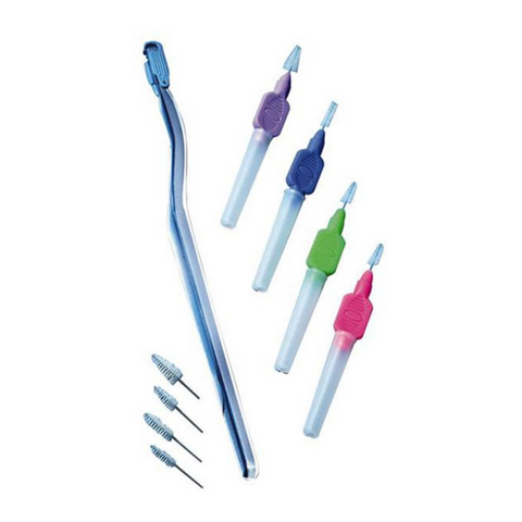 Dream Interdental Brush Cylinder, Blue, 72/Box, DIB-C