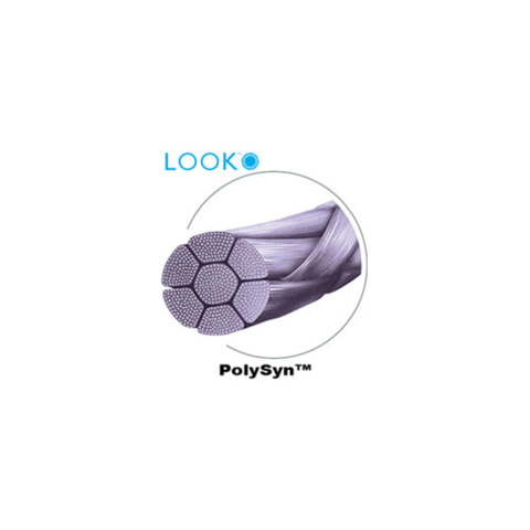 PolySyn Suture with T Needle, 26 mm 1/2 Circle, Violet Braided, 27"/70 cm, # 2-0, 12/Pk, 317B