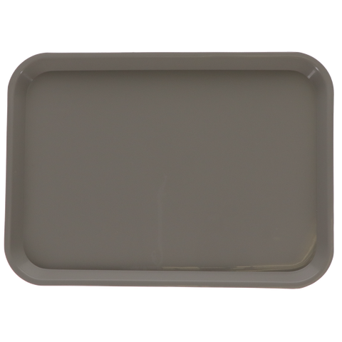 Set-Up Plastic Flat Trays, # B, Gray, 1/Pk, 300BF-9