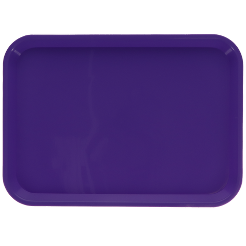 Set-Up Plastic Flat Trays, # B, Purple, 1/Pk, 300BFS-10