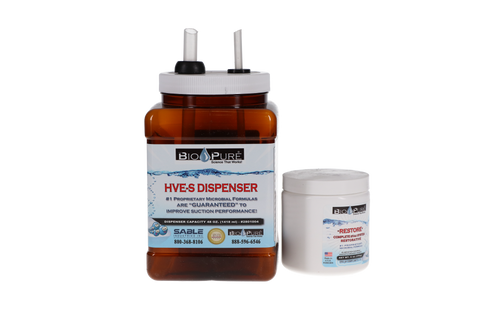 Bio-Pure eVac System Restore Kit, Powder, 6 oz, 1/Pk, 2801101