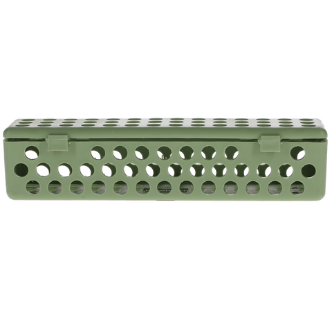 Instrument-Steri Container, with Snap Shut Lid, 8" x 1 3/4" x 1 3/4", Green, 1/Pk, 203SC-4