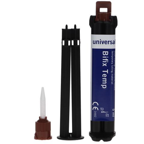Bifix Temp Temporary Cement, Fast Set, QuickMix Syringe, 5 ml, Universal, 1055