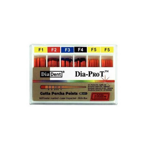 Gutta Percha, MM, Dia-ProT #F5, 60/Pk, ML150-S605