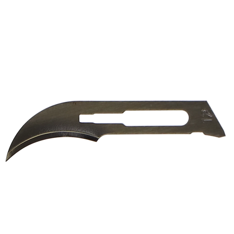 Glassvan Carbon Steel Surgical Blade Sterile 12, 2001T-12, Surgical Products, Blades - Scalpels