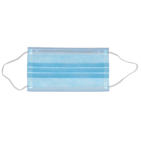 Earloop 3-PLY Masks 50/Bx ASTM Level 3 Blue, 109130