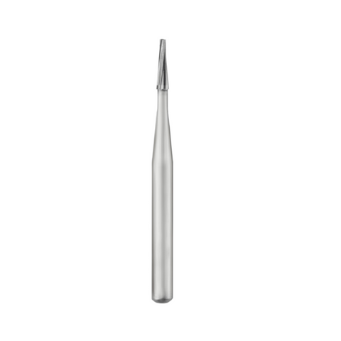 Standard Operative Carbide Single-Use Burs, FG, Taper Flat End Plain Fissure, # 169, 25/Pk, 10801