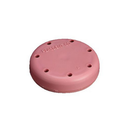 Magnetic Bur Block, Silicone, 7-Hole, Small Round, Mauve, 1/Pk, 400BS2-10
