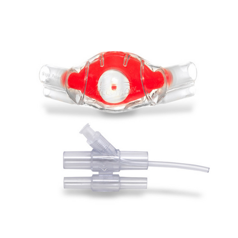 ClearView Nasal Masks, with Capnography Adapters, Pediatric, Outlaw Orange, 12/Pk, 33037-10-CAP