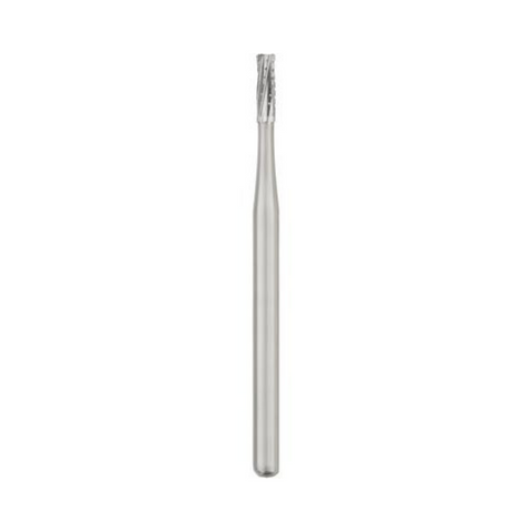 Sterile Oral Surgery Carbide Burs, FGSL, Straight/Flat End Cross Cut Fissure, # 557, 25/Roll, 10163