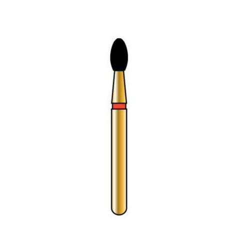 Alpen Multilayer Diamond Burs, FG, Football, # 379, 1.6 mm, Extra Fine, Yellow, 5/Pk, 60031781