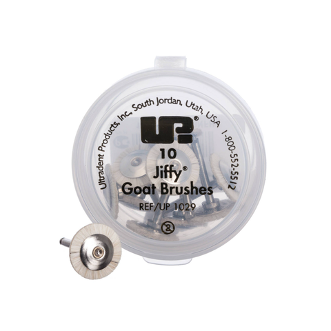Jiffy Goat Hair Brush 10/Pk, 1029