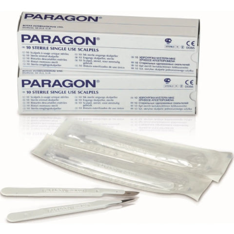 Paragon, Sterile Disposable Scalpel # 20, 10/Pk, 90000-20