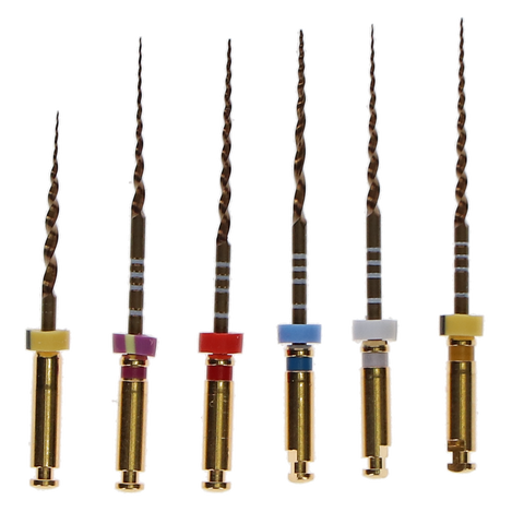 ProTaper Gold Rotary Files, 25 mm, Assorted, 6/Pack