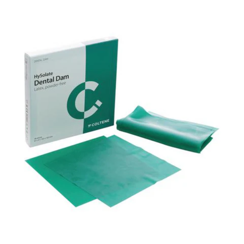 HySolate Latex Dental Dam Green thin 127 x 127, 52 pcs, 60034414