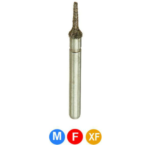 Diamond Burs, FG, Interproximal, 5mm Length, Fine, Red, 1.6 mm, 392-016F, 5/Pk, C20NF