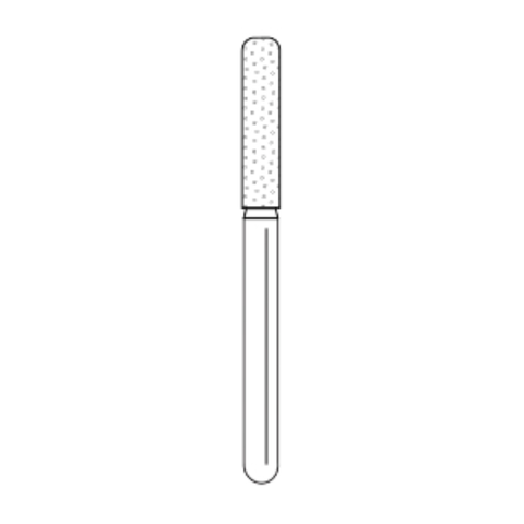 Premier Solo Premium Diamond Burs, Modified KR Cylinder, Coarse, Green, #0618.8, 25/Bx, 837KR018C