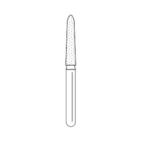 Premier Solo Premium Diamond Burs, Flame, Fine, Red, #1518.9F, 25/Bx, 862L018F