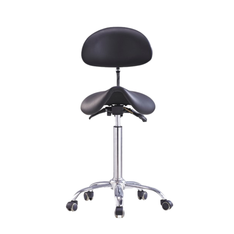 Flight Saddle Stool, Black, FSSAD-605