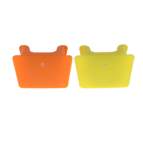 Mouth Props, Silicone, Large, Adult, Yellow/Orange, 2/Pk, 300223
