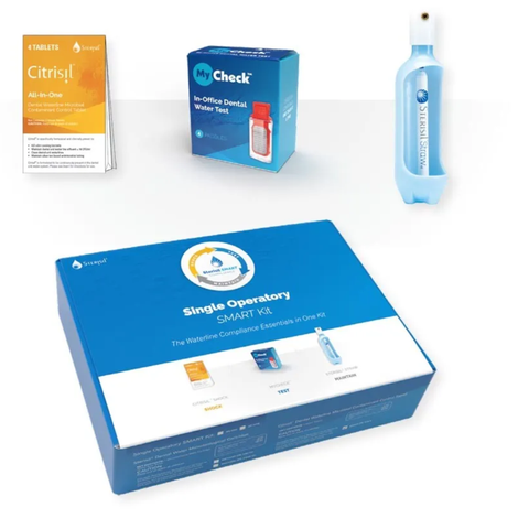 Smart Kit, Single Operatory, Waterline Compliance Essentials, Municipal Water, 1/Pk, SK-S365m