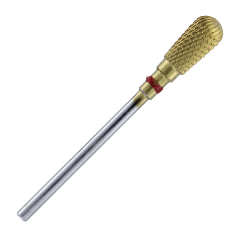 Laboratory Carbide Bur, HP, Universal Cutters, Fine Cross Cut, Red, Pear,  # U077EF, 1/Pk, 8394