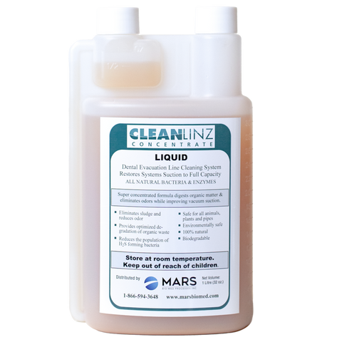 CleanLINZ, Evacuation Line Cleaner, 1 Liters, 1/Pk