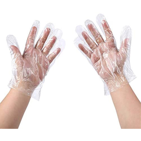 Over Gloves Plastic, Medium, 100/Box, IC360