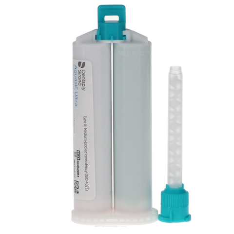 Aquasil Ultra Smart Wetting Impression Material, Cartridge Pack, Heavy Body, Regular Set, 50 ml, Mint, Light Green, 4/Pk, 678675