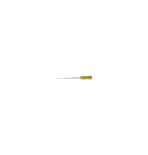 Hedstrom Files, Stainless Steel, 25 mm, # 20, Yellow, 6/Pk
