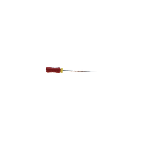 Hedstrom Files, Stainless Steel, 25 mm, # 25, Red, 6/Pk