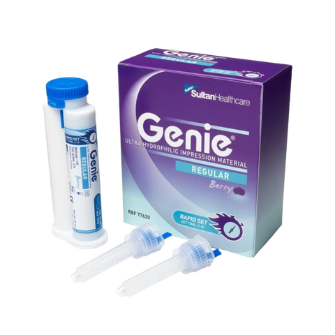 Genie VPS Impression Material, Regular Body, Rapid Set, 50 ml, 2/Pk, 77620