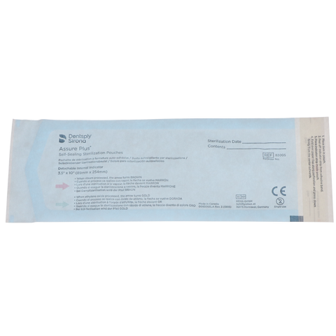 Assure Plus Sterilization Pouches, 11" x 16", 100/Pk, 83080