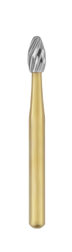 12-Blade Trimming & Finishing Carbide Burs, FG, Egg, # 7378G, 5/Pk, 15370-5