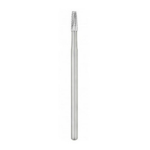 Sterile Oral Surgery Carbide Burs, FGOS, Shank 2, Cross Cut Taper, # 702, 1.6 mm, 10/Pk, 30023