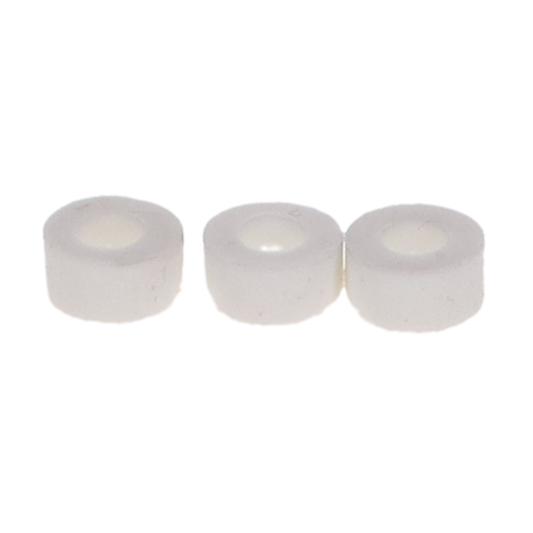 Silicone Code Rings, Standard, 1/8" x 1/8", White, 100/Pk, CR1