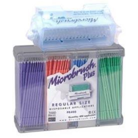 Microbrush Plus Micro-Applicator Dispenser Series Kit, Regular, Assorted, 400/Pk, PR400-KIT