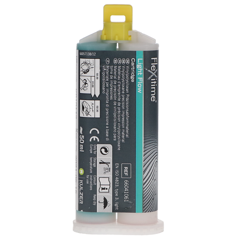 Flexitime VPS Precision Impression Material, Cartridge Bulk Pack, Light Flow, 50 ml, 1/Pk, 66041061