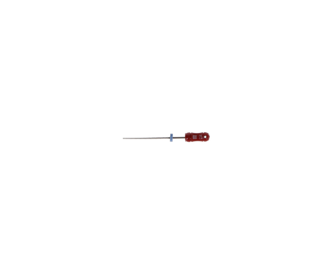 K-File, Stainless Steel, 25 mm, # 25, Red, 6/Pk, 06065