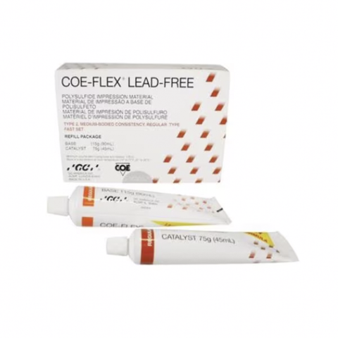 Coe-Flex Polysulfide Impression Material, Refill Package, Medium Body, Regular Type, Fast Set, 131105