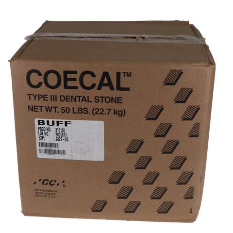 COECAL Laboratory Stone, Buff, 50 lbs, 1/Pk, 310150