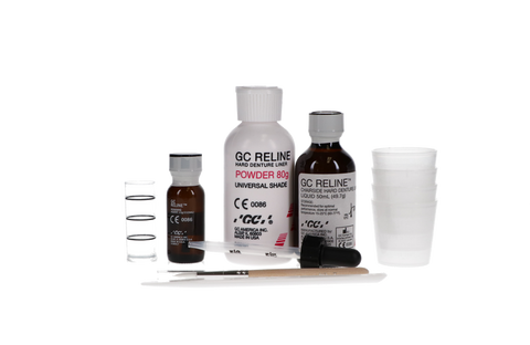 GC Reline Chairside Hard Denture Liner, Standard Pack, 1/Pk, 346001