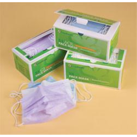 Cranberry S3 Ace Face Masks White 50/Bx ASTM Level 2, S3080W