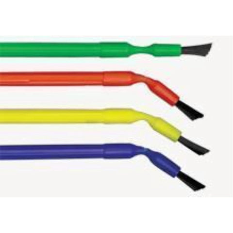 Benda Brush Single-Ended Applicators, Regular, Assorted, 144/Box, 370101