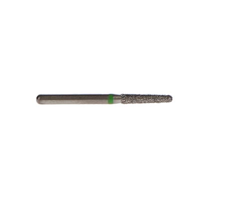 NTI Diamond Burs, FG, Taper Round End, # C856, 1.6 mm, Coarse, Green, 5/Pk, C856-016
