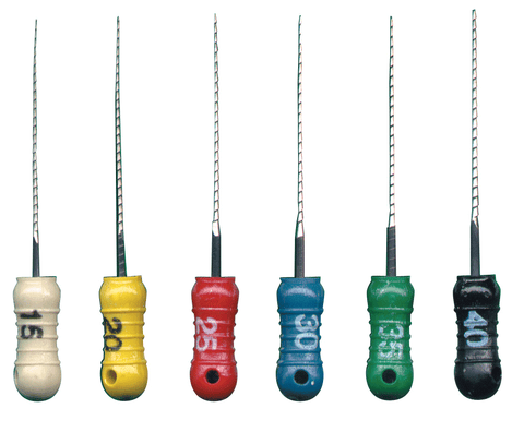 Hedstrom Files, Stainless Steel, 31 mm, # 30, Blue, 6/Pk