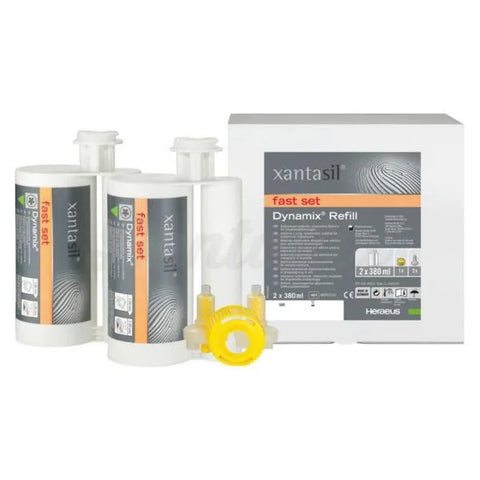 Xantasil Dynamix Fast Set 380 ml 2/Pk, 66052101, Impression Material, VPS Material/Vinyl Polysiloxane
