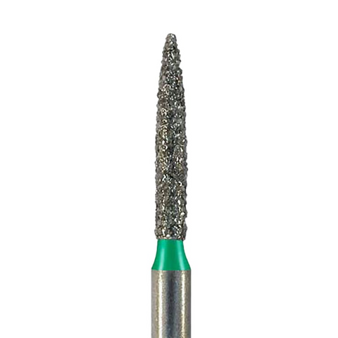 NeoDiamond Operative Diamond Single-Use Bur, FG, Flame, 1.2 mm, Coarse, 25/Pk 1512.8C