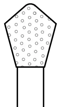 Two Striper MFS Finishing Diamond Burs, FG, Skooter Acorn, T2, 3.0 mm, Medium, Blue, 5/Pk, 2015192