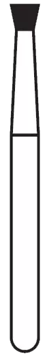 Solo Diamond Single Use Burs, FG, Inverted Cone, # 0316, 1.6 mm, Coarse, Green, 25/Pk, 805016C